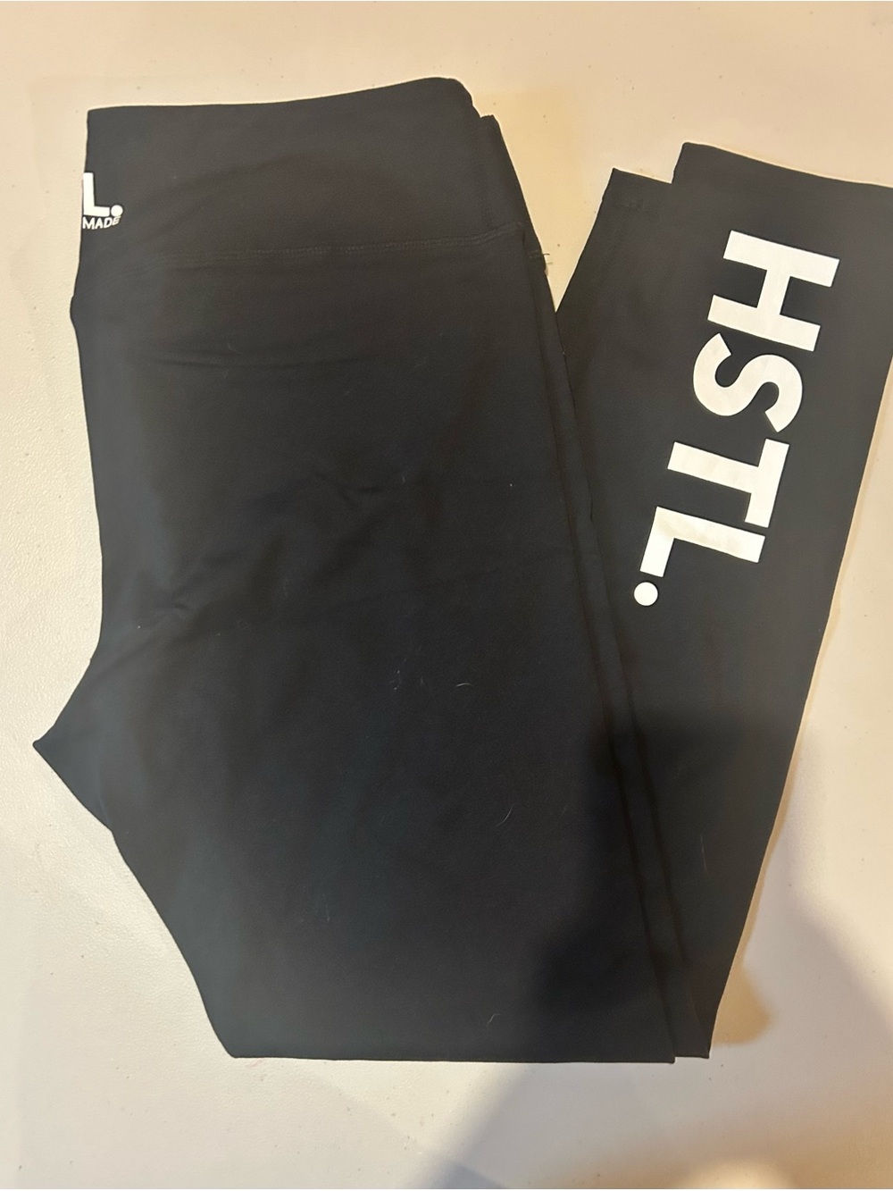 HSTL. Made Leggings with White Logo